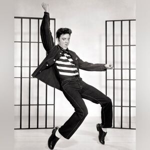 3 Set Elvis Presley king of rock n roll B&W photo picture print wall art
